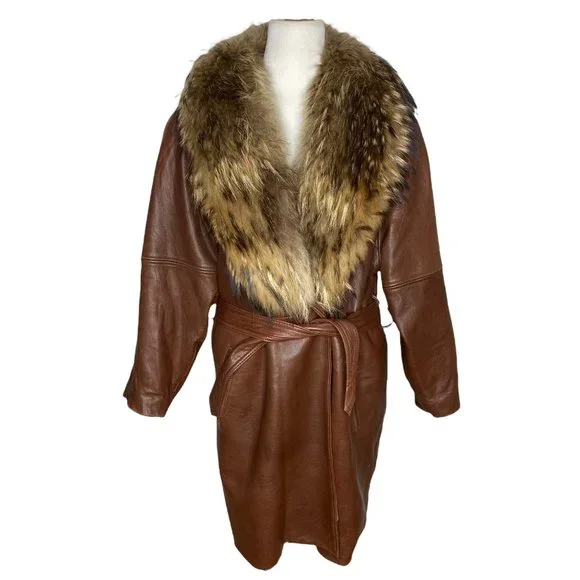 Lnr leather coat sale